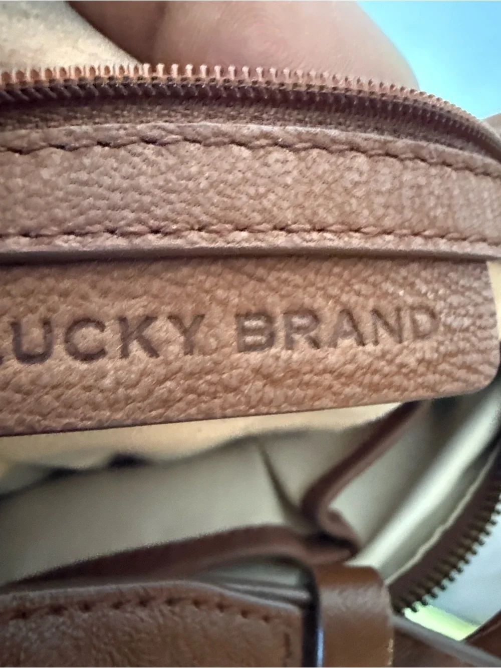 Lucky Brand soft pebbled